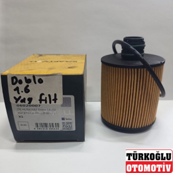 KRAFTVOLL 06020007 YAĞ FİLTRESİ